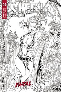 [Sheena: Queen Of The Jungle #4 (Cover F Royle Line Art Variant) (Product Image)]