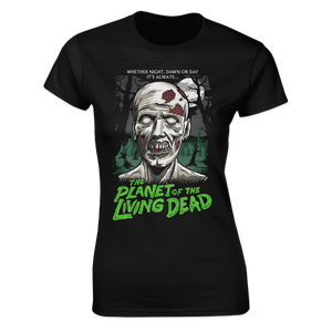 [Forbidden Planet Originals: Women's Fit T-Shirt: Planet Of The Living Dead (Product Image)]