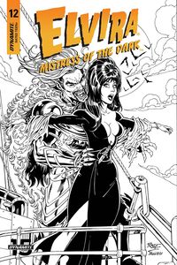 [Elvira: Mistress Of Dark #12 (Royle B&W Variant) (Product Image)]