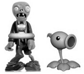 [Plants vs. Zombies: Action Figure: Ducky Zombie With Peashooter (Product Image)]