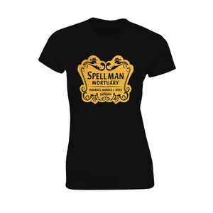 [The Chilling Adventures Of Sabrina: Women's Fit T-Shirt: Spellman Mortuary (Black) (Product Image)]