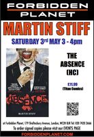 [Martin Stiff Signing The Absence (Product Image)]