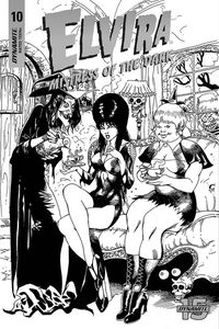 [Elvira: Mistress Of The Dark #10 (Castro B&W Variant) (Product Image)]