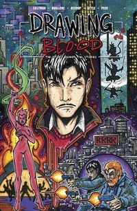 [The cover for Drawing Blood #1 (Cover A Kevin Eastman)]