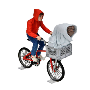 [E.T.: The Extra-Terrestrial: 40th Anniversary: NECA Action Figure: Elliot & E.T. On Bike (Product Image)]