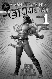 [Cimmerian Red Nails #1 (Cover E Casas Superman Parody Cover) (Product Image)]