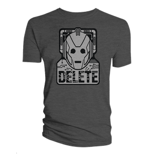 [Doctor Who: Flashback Collection: T-Shirt: Cybermen Delete! (Product Image)]