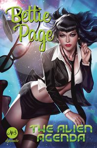 [Bettie Page: Alien Agenda #5 (Cover B Burns) (Product Image)]