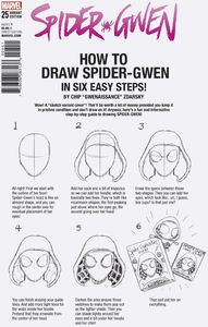 [Spider-Gwen #25 (Legacy) (Zdarsky How To Draw Variant) (Product Image)]
