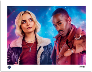 [Doctor Who: Art Print: The Fifteenth Doctor & Ruby (Forbidden Planet MCM Exclusive) (Product Image)]