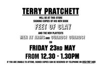 [Terry Pratchett Signing Feet of Clay (Product Image)]
