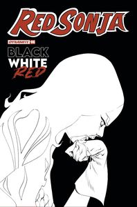 [Red Sonja: Black White Red #6 (Cover H Lee Black & White Variant) (Product Image)]