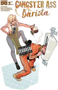 [The cover for Gangster Ass Barista #2 (Cover A Hughes & Cramb)]