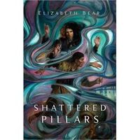 [Elizabeth Bear signing The Shattered Pillars (Product Image)]