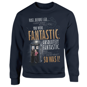 [Doctor Who: The 60th Anniversary Diamond Collection: Sweatshirt: Fantastic (Product Image)]