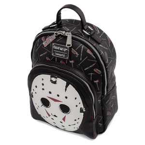 [Friday The 13th: Loungefly Mini Backpack: Jason Mask (Product Image)]