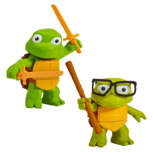 [Teenage Mutant Ninja Turtles: Turtle Tots Action Figures: Leonardo & Donatello (Product Image)]