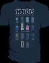 [The cover for Doctor Who: The 60th Anniversary Diamond Collection: T-Shirt: Every Doctor's TARDIS]