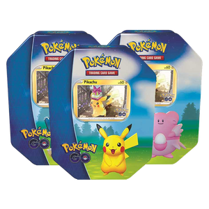 [Pokemon TCG: Pokemon Go: Pikachu, Snorlax Or Blissey Tin (Product Image)]