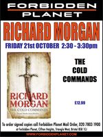 [Richard Morgan Signing The Cold Commands (Product Image)]