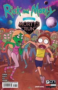 [The cover for Rick & Morty Presents: Morty's Run #1 (Cover A Puste)]