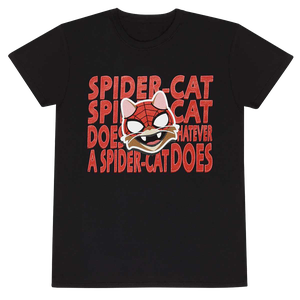 [Spider-Man: Miles Morales: T-Shirt: Spider-Cat (Product Image)]