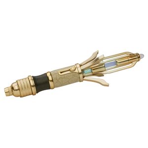 [Doctor Who: The Fourteenth Doctor's Sonic Screwdriver (Exclusive Gold Metallised Edition) (Product Image)]