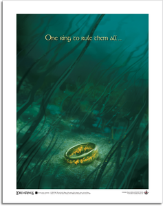 [Lord Of The Rings: Art Print: One Ring (Product Image)]