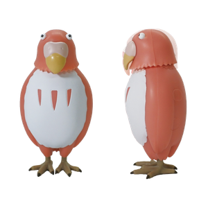 [The Boy & The Heron: Bobble-Head: Red Parakeet (Product Image)]