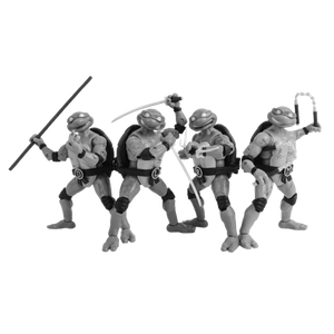 [Teenage Mutant Ninja Turtles: BST AXN Action Figure 4-Pack: Teenage Mutant Ninja Turtles (Battle Damaged) (Product Image)]