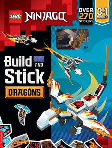 [LEGO: Ninjago: Build & Stick: Dragons (Hardcover) (Product Image)]