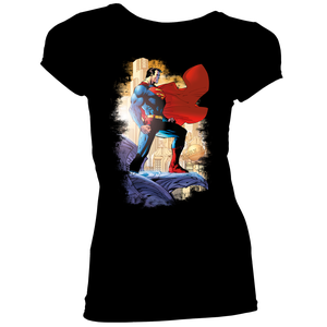 [Superman: Women's Fit T-Shirt: Superman Issue 204 Eagle By Jim Lee (Product Image)]