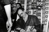 [David Gemmell signing Ghost King (Product Image)]