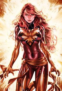 [Phoenix Resurrection: The Return Of Jean Grey #1 (Mark Brooks Red Virgin Variant) (Product Image)]