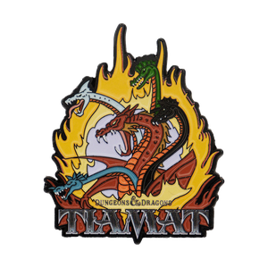 [Dungeons & Dragons: The Cartoon: 40th Anniversary: Pin Badge: Tiamat  (Product Image)]
