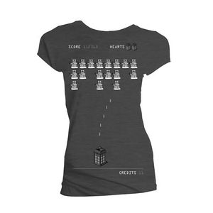 [Doctor Who: T-Shirts: Dalek Invaders (Skinny Fit) (Product Image)]