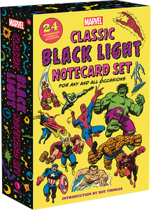 [Marvel: Classic Black Light Notecard Set (Product Image)]