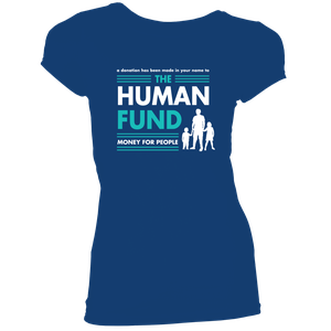 [Seinfeld: Serenity Now Collection: Women's Fit T-Shirt: The Human Fund (Product Image)]