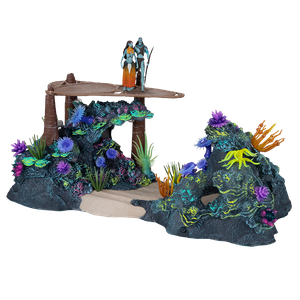 [Avatar: The Way Of Water: World Of Pandora Deluxe Action Figure Playset: Metkayina Reef With Tonowari & Ronal (Product Image)]