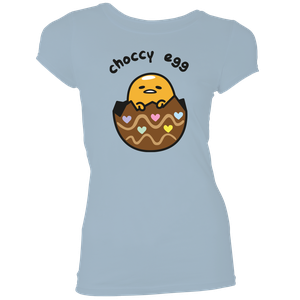 [Gudetama: Women's Fit T-Shirt: Choccy Egg (Product Image)]
