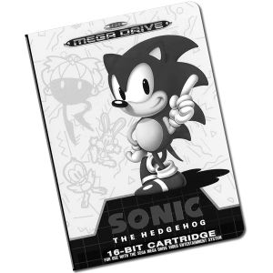 [Sega: Mega Drive: Passport Holders: Sonic Retro Cover (Product Image)]