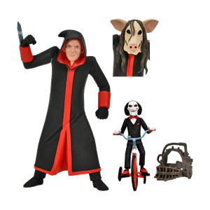 [Saw: Toony Terrors Action Figure 2-Pack: Jigsaw Killer & Billy Tricycle (Product Image)]