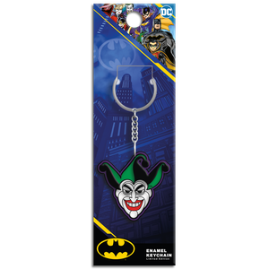 [Batman: Enamel Keychain: The Joker Logo (Product Image)]