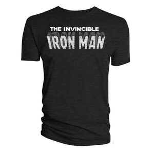[Marvel: T-Shirt: The Invincible Iron Man Text Logo (Product Image)]