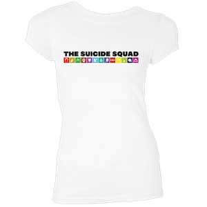[The Suicide Squad: Women's Fit T-Shirt: Squadron Squares (Product Image)]