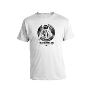 [Doctor Who: T-Shirts: The Spaceman Is Here (White) (Product Image)]