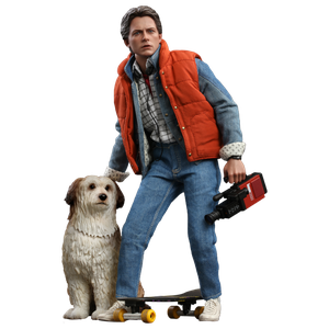 [Back To The Future: Hot Toys 1:6 Scale Action Figure Set: Marty McFly & Einstein (Product Image)]