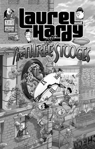 [Laurel & Hardy Meet The Three Stooges #1 (Cover B Pacheco Laugh) (Product Image)]