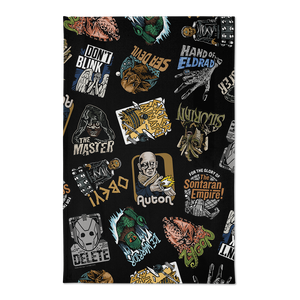 [Doctor Who: Flashback Collection: Tea Towel: Monsters Montage (Product Image)]