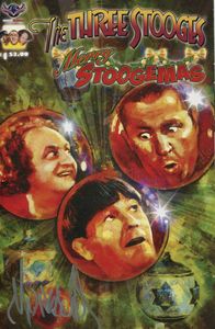 [Three Stooges: Merry Stoogemas (Signed Wheatley Cover) (Product Image)]